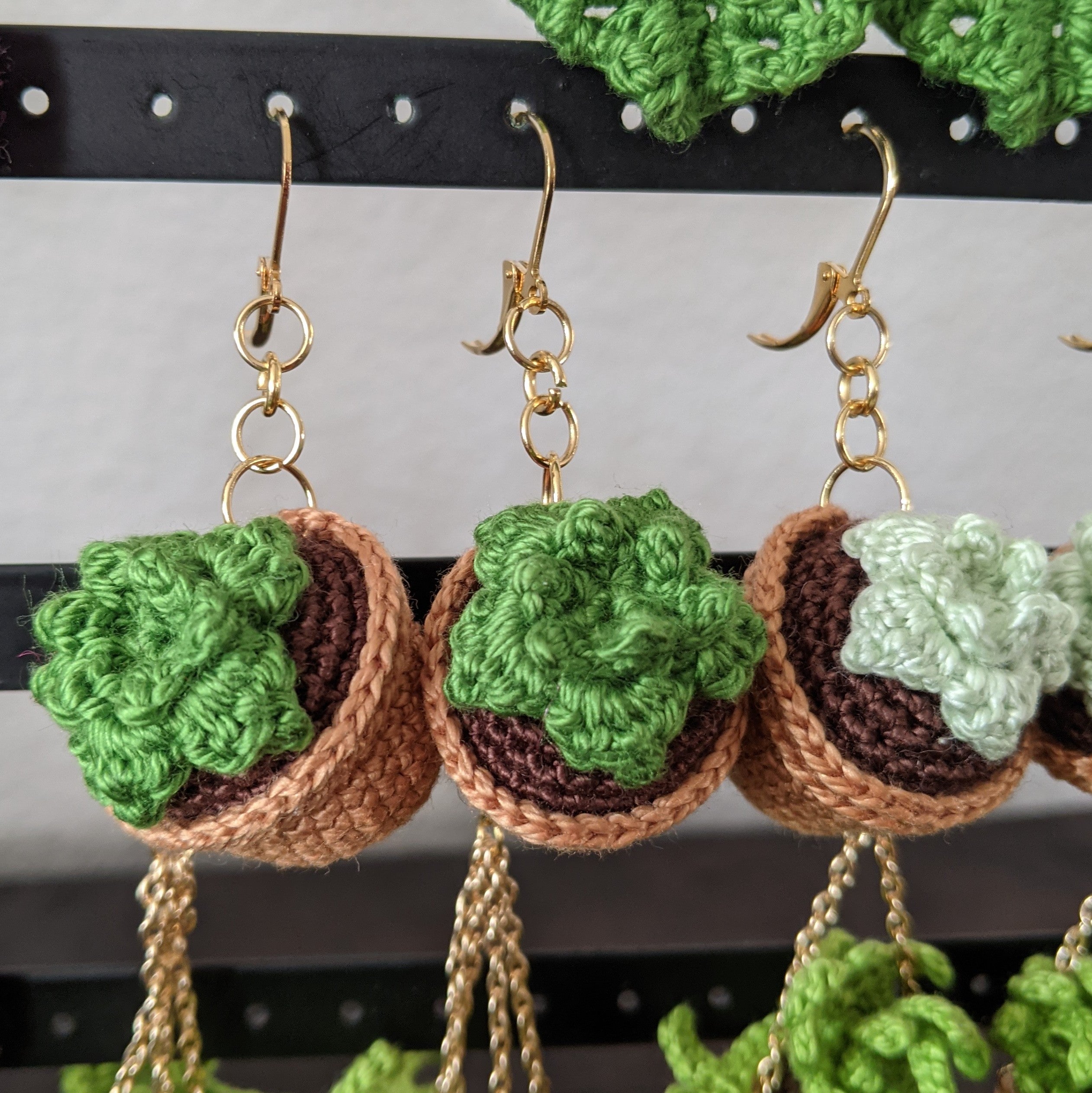 Succulent Earrings