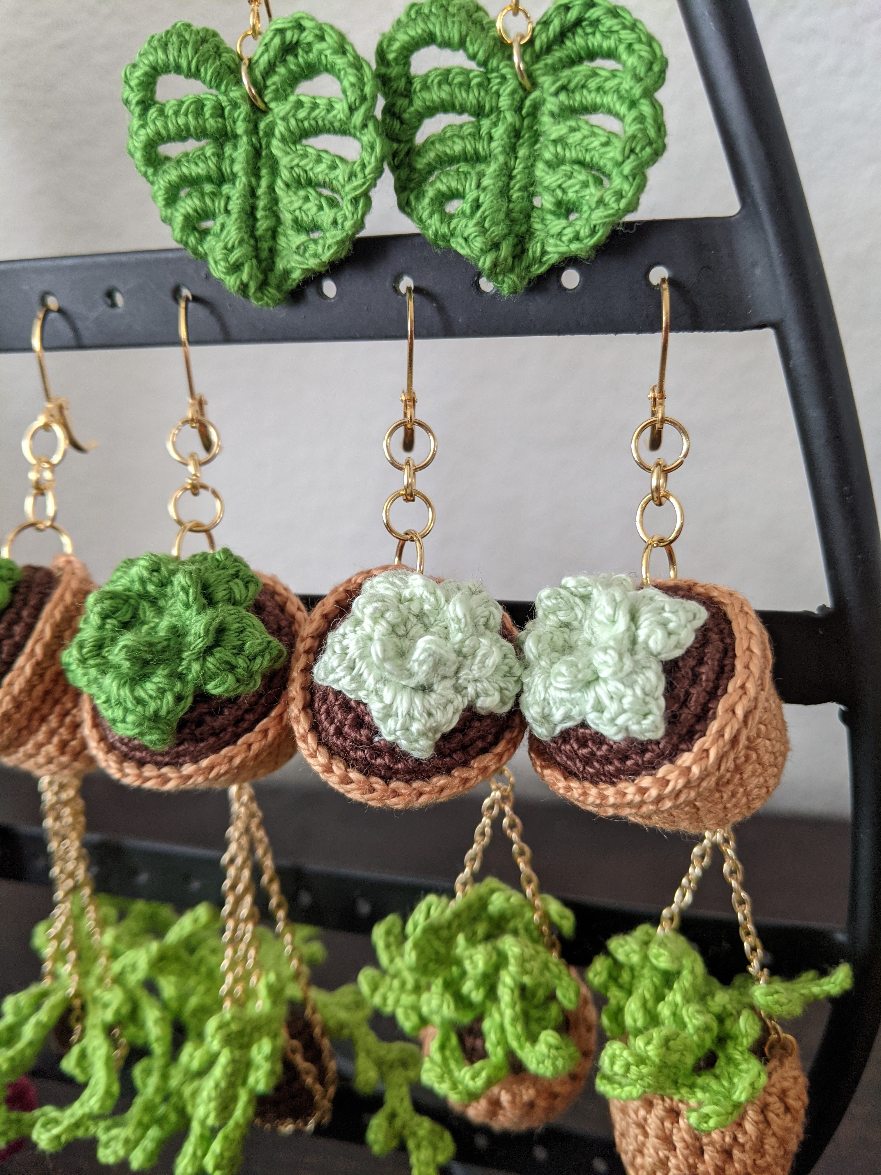 Succulent Earrings