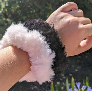 Faux Fur Scrunchies